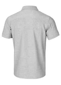 Men's Polo shirt Pique Rockey - Gray Melange