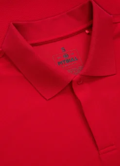 Men's Polo shirt Pique Rockey - Red