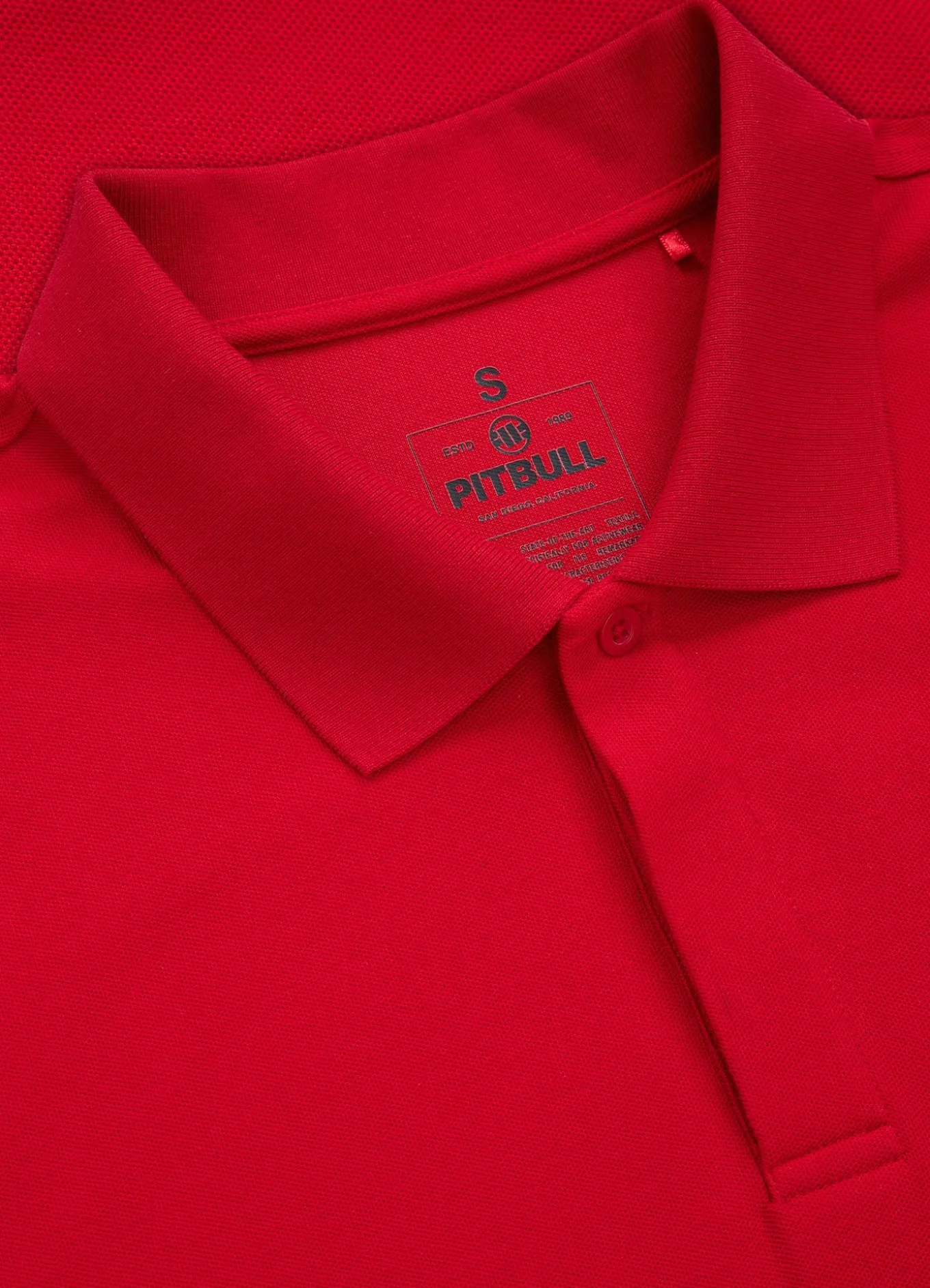 Men's Polo shirt Pique Rockey - Red