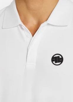 Men's Polo shirt Pique Rockey - White