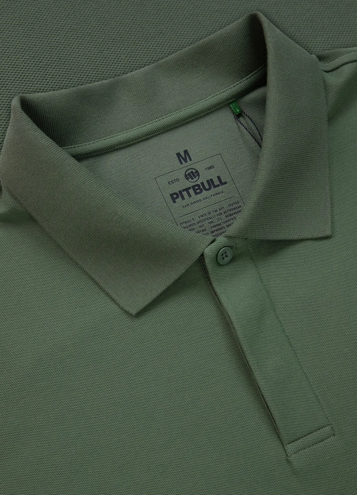 Men's Polo shirt Pique Rockey - Olive