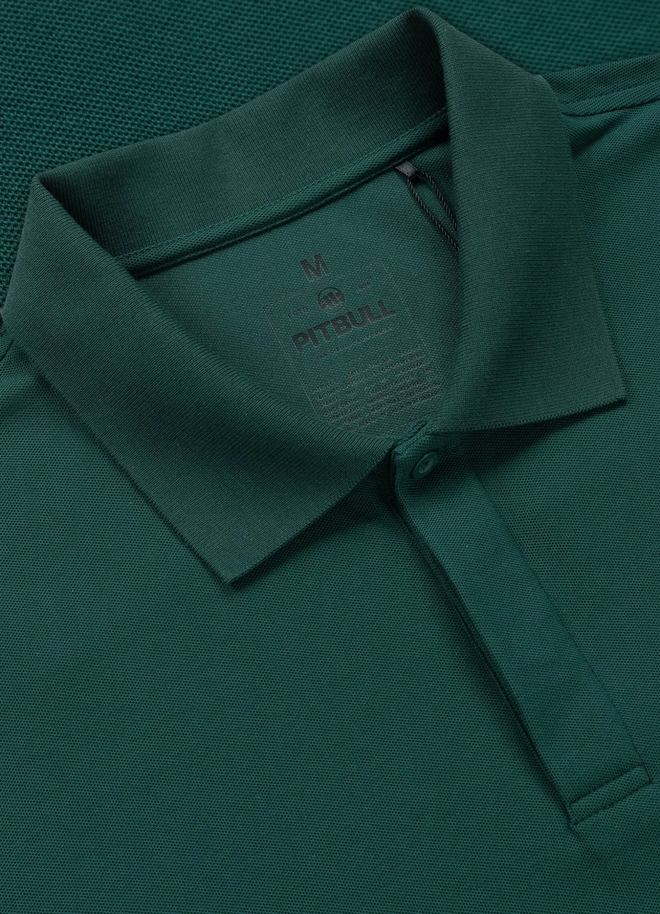 Men's Polo shirt Pique Rockey - Dark green