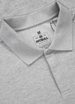 Men's Polo shirt Pique Rockey - Gray Melange