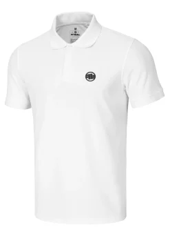Men's Polo shirt Pique Rockey - White