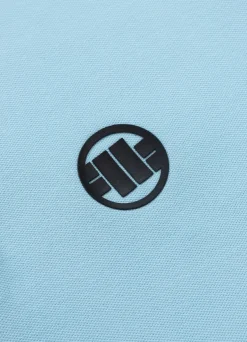 Men's Polo shirt Pique Stripes Regular - Light blue