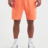 Men's sweat shorts NUGGET - Bright salmon