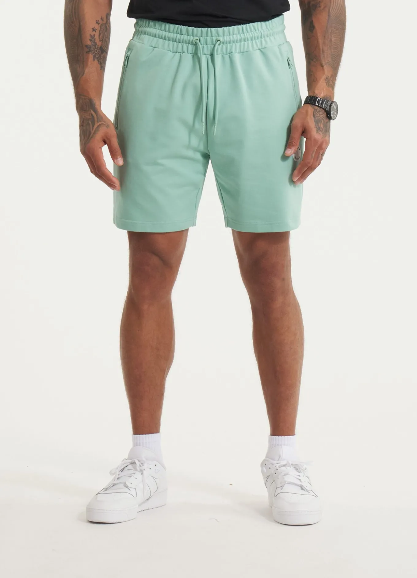 Men's sweat shorts NUGGET - Light mint