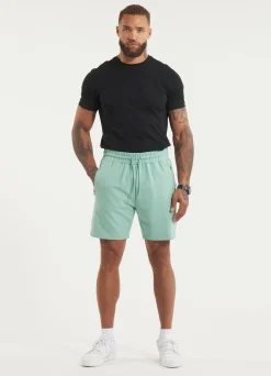 Men's sweat shorts NUGGET - Light mint