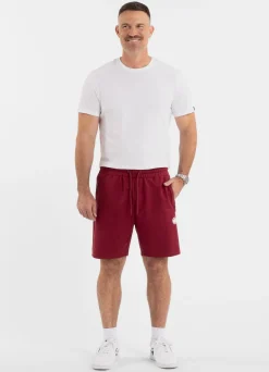 Men's sweat shorts NUGGET - Burgundy