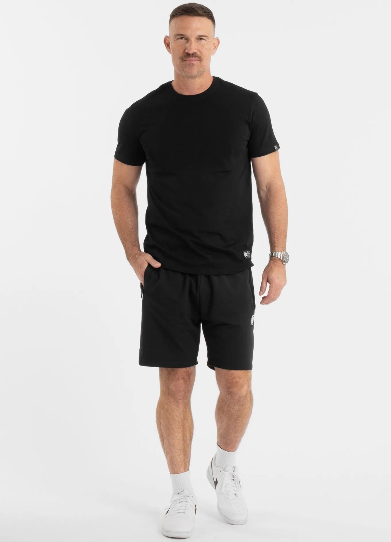 Men's sweat shorts NUGGET - Black