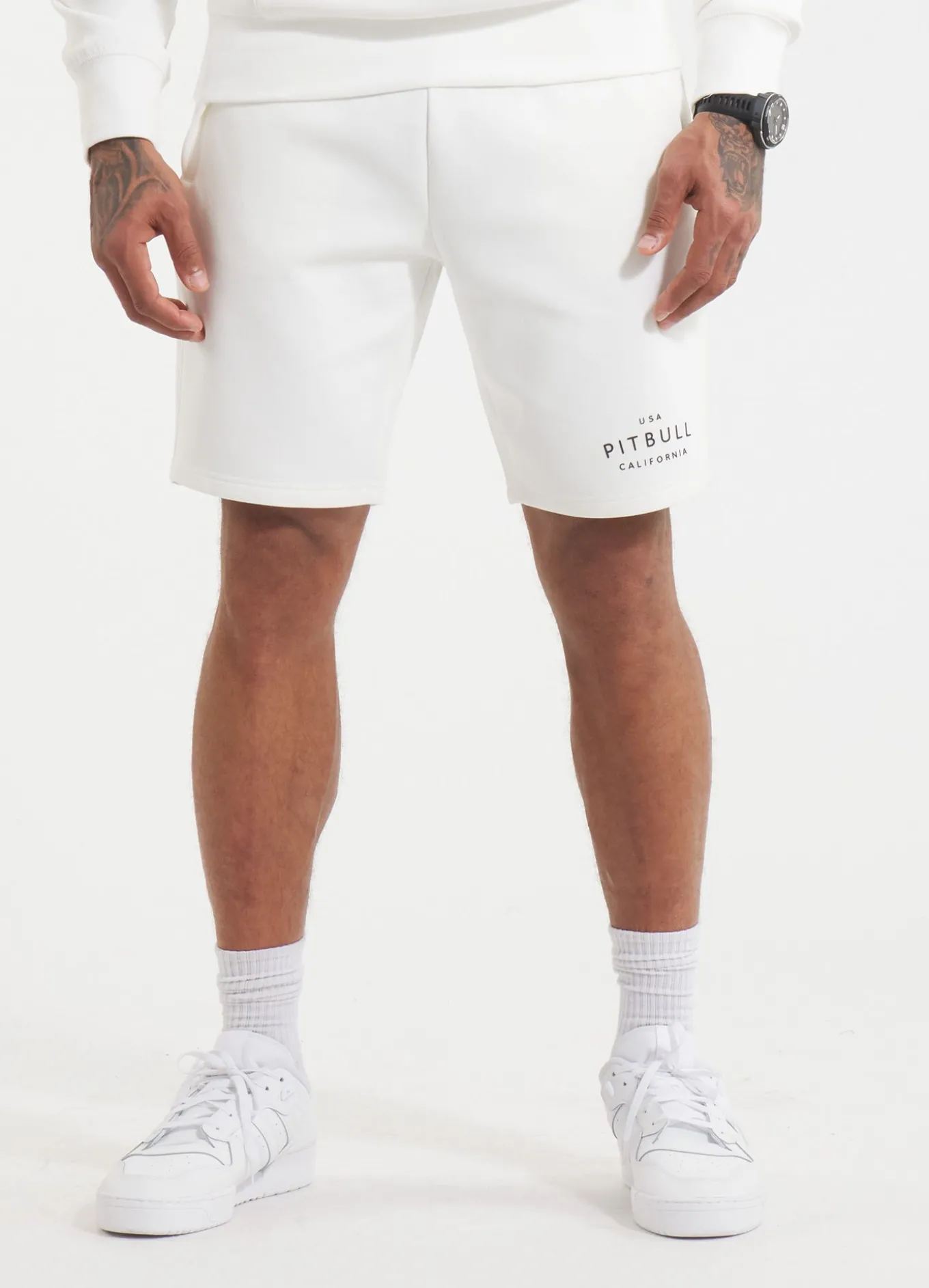 Men's sweat shorts SAMPSON - Offwhite