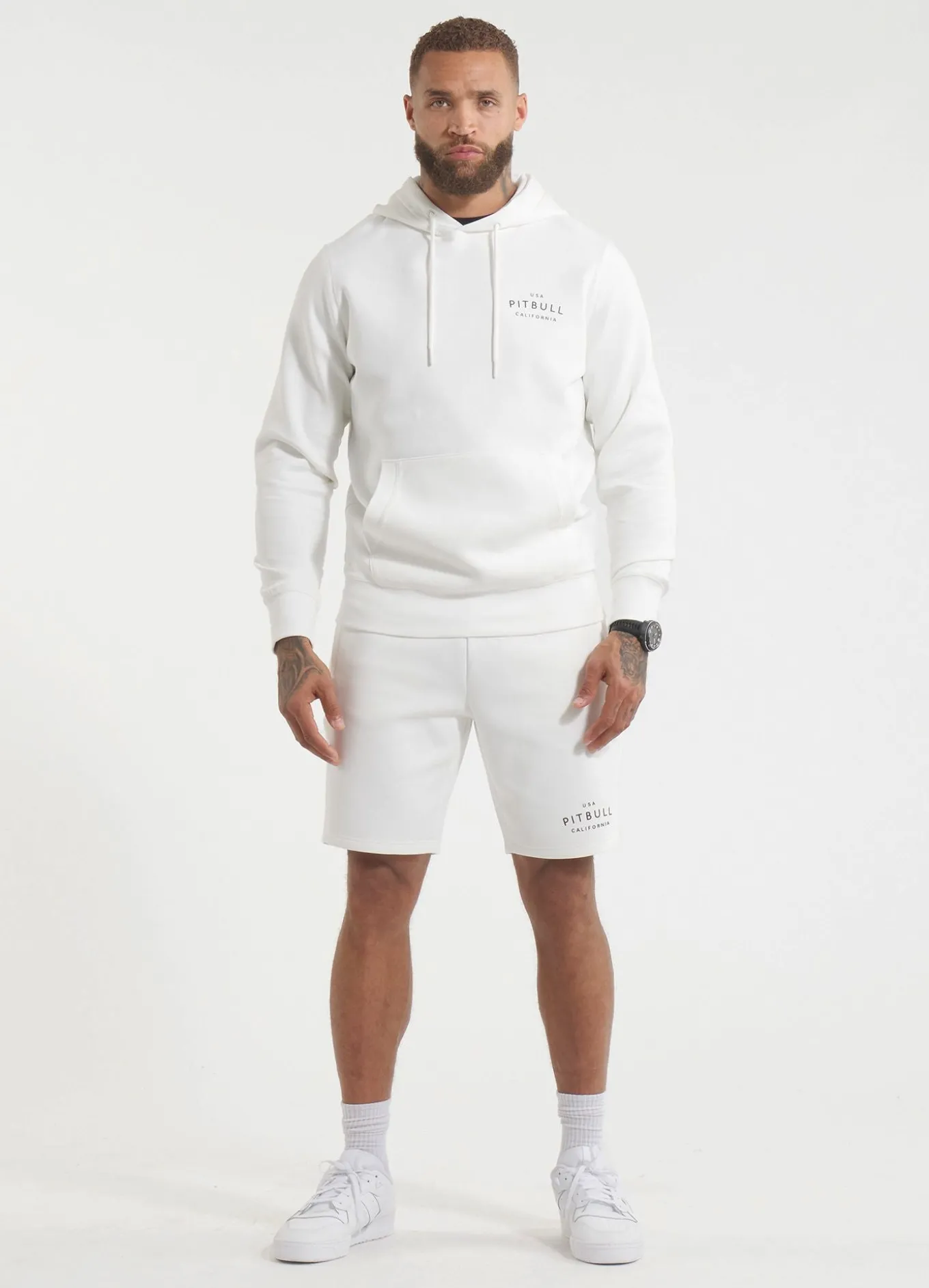 Men's sweat shorts SAMPSON - Offwhite
