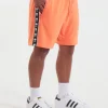 Men's sweat shorts TAPE NUGGET - Bright salmon