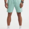 Men's sweat shorts TAPE NUGGET - Light mint