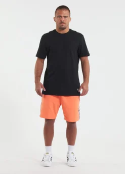 Men's sweat shorts TAPE NUGGET - Bright salmon