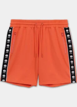 Men's sweat shorts TAPE NUGGET - Bright salmon