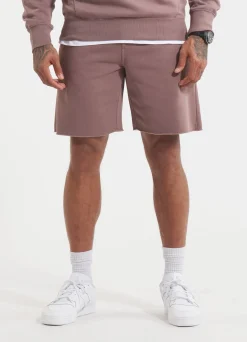 Men's Sweat shorts Washed Lancaster II - Burgundy