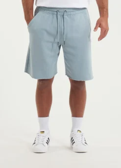 Men's Sweat shorts Washed Lancaster II - Washed blue