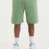Men's Sweat shorts Washed Lancaster II - Sage green