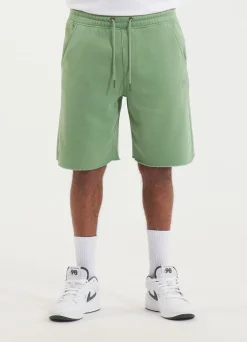 Men's Sweat shorts Washed Lancaster II - Sage green