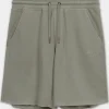 Men's Sweat shorts Washed Lancaster II - Gray harbour