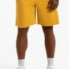 Men's Sweat shorts Washed Lancaster II - Washed yellow