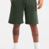Men's Sweat shorts Washed Lancaster II - Washed green