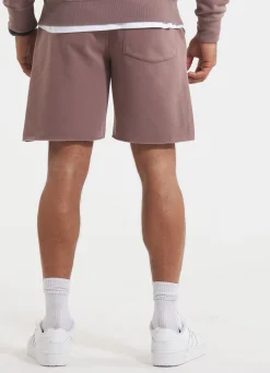 Men's Sweat shorts Washed Lancaster II - Burgundy