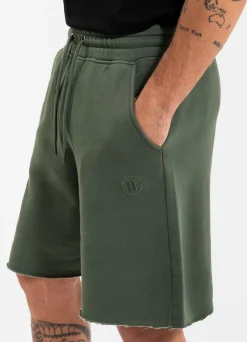 Men's Sweat shorts Washed Lancaster II - Washed green