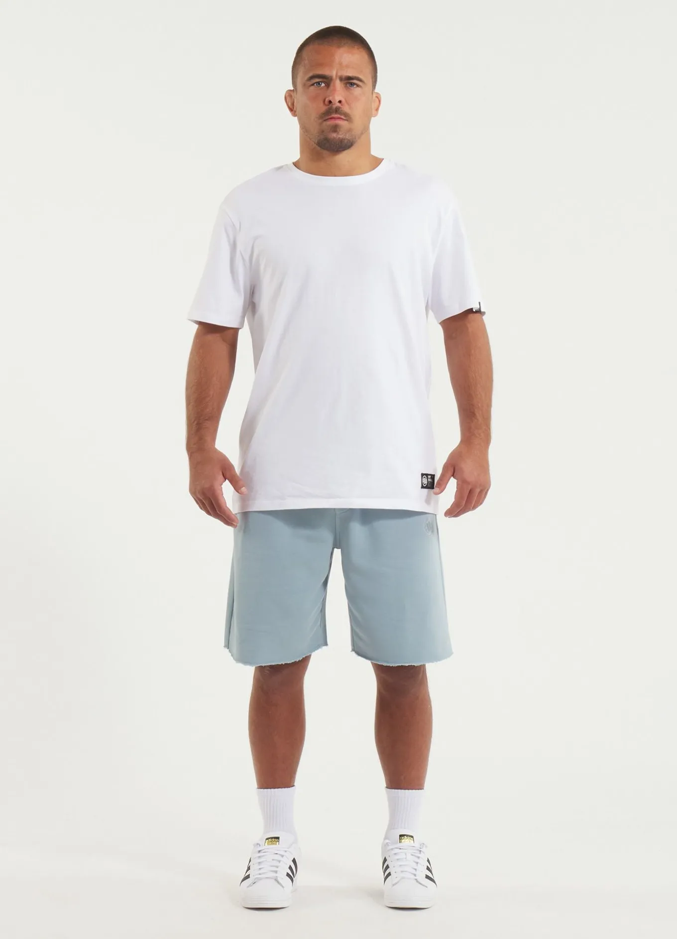 Men's Sweat shorts Washed Lancaster II - Washed blue