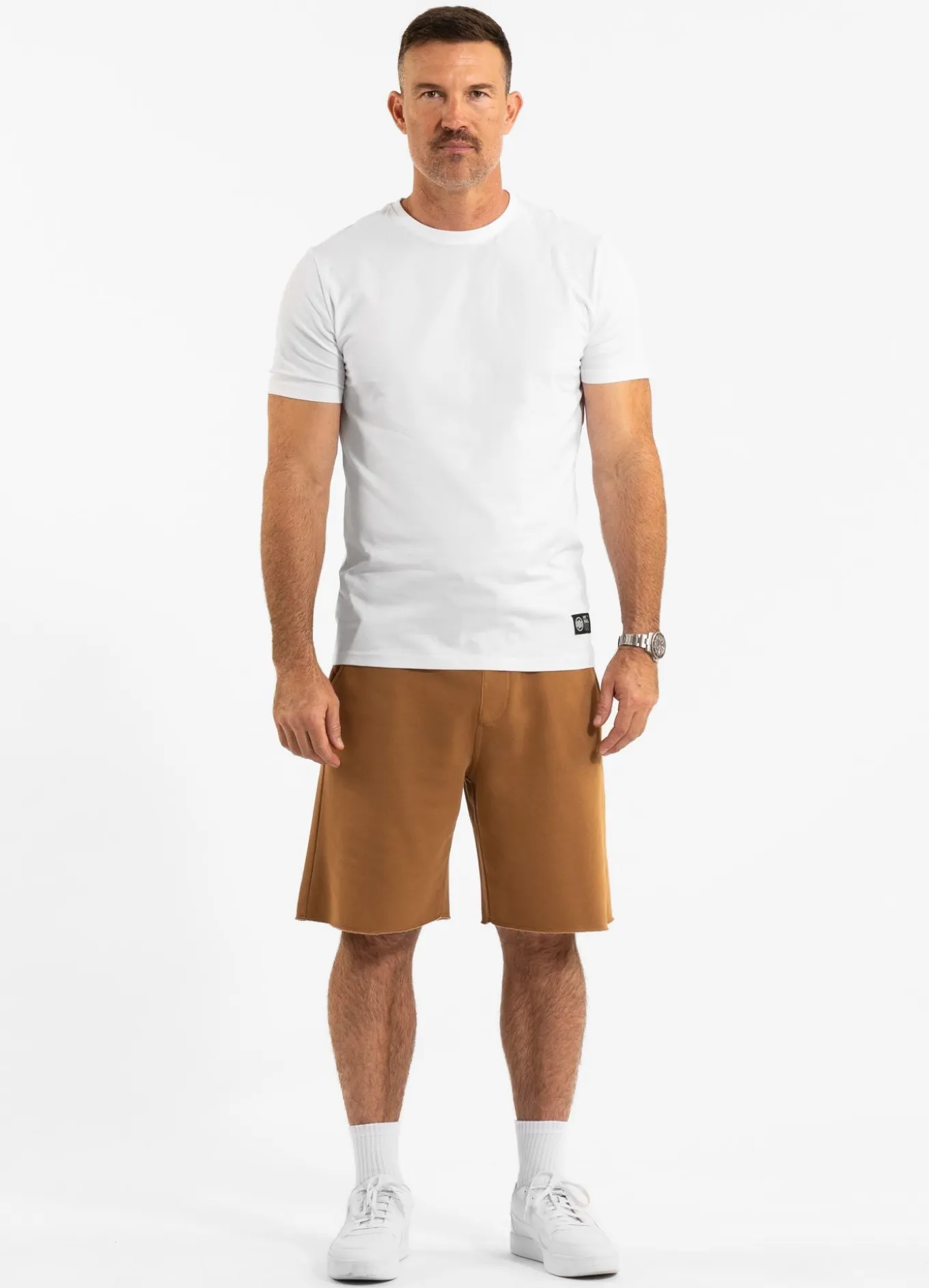 Men's Sweat shorts Washed Lancaster II - Honey yellow
