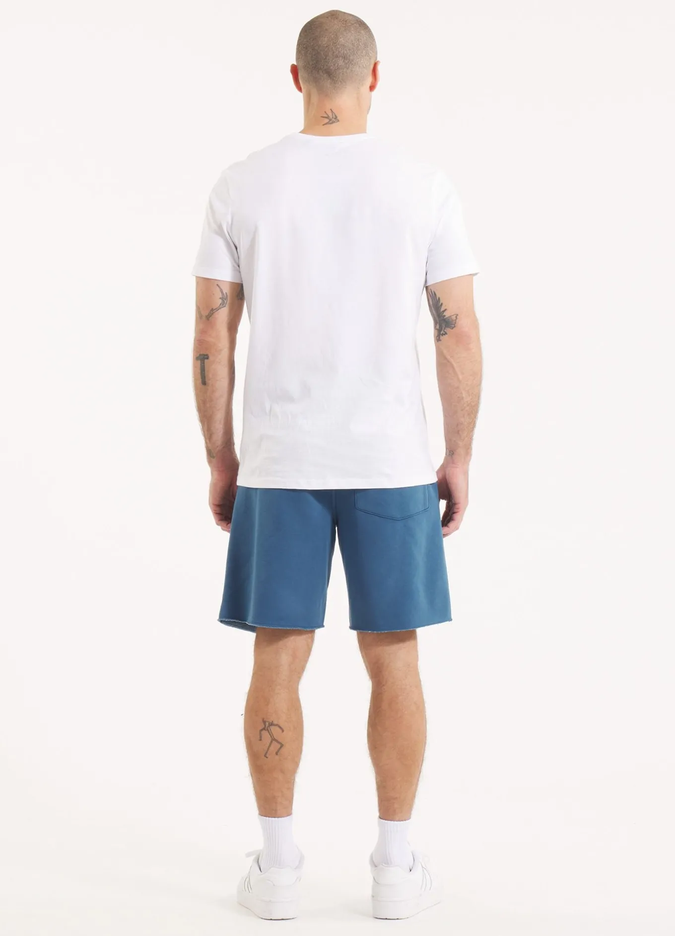 Men's Sweat shorts Washed Lancaster II - Shade blue