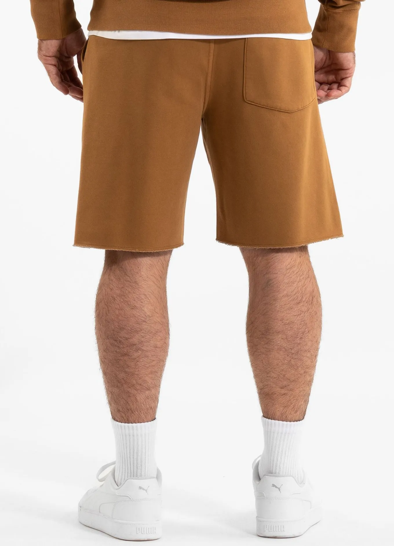Men's Sweat shorts Washed Lancaster II - Honey yellow