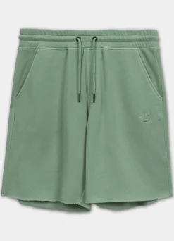 Men's Sweat shorts Washed Lancaster II - Sage green