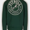 Men's Sweatjacket Oldschool SAN DIEGO CA - Green