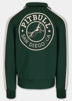 Men's Sweatjacket Oldschool SAN DIEGO CA - Green
