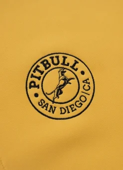 Men's Sweatjacket Oldschool SAN DIEGO CA - Pale yellow