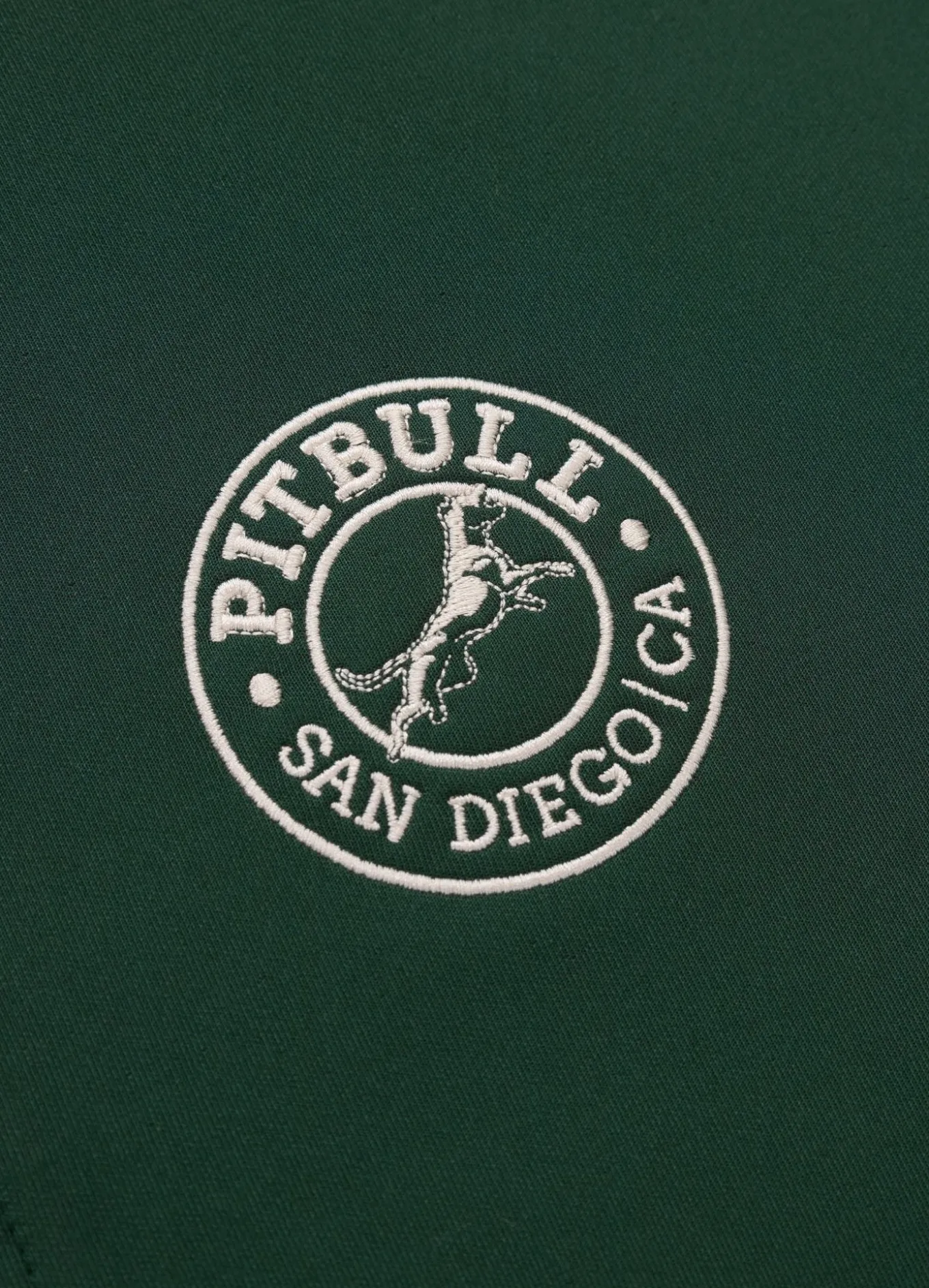Men's Sweatjacket Oldschool SAN DIEGO CA - Green