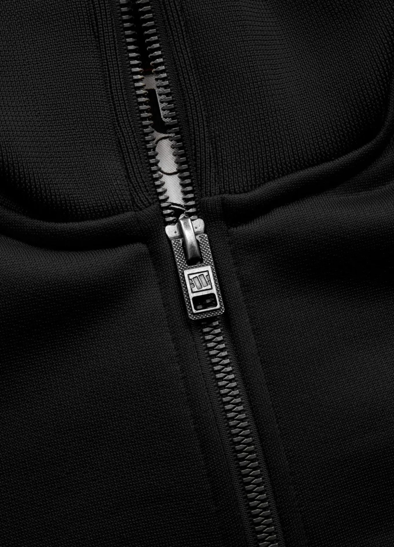 Men's Sweatjacket Oldschool Tape Logo - Black