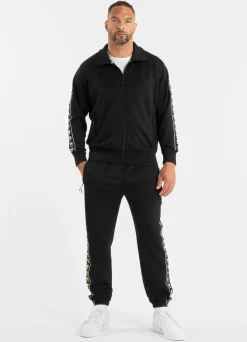 Men's Sweatjacket Oldschool POWERS - Black