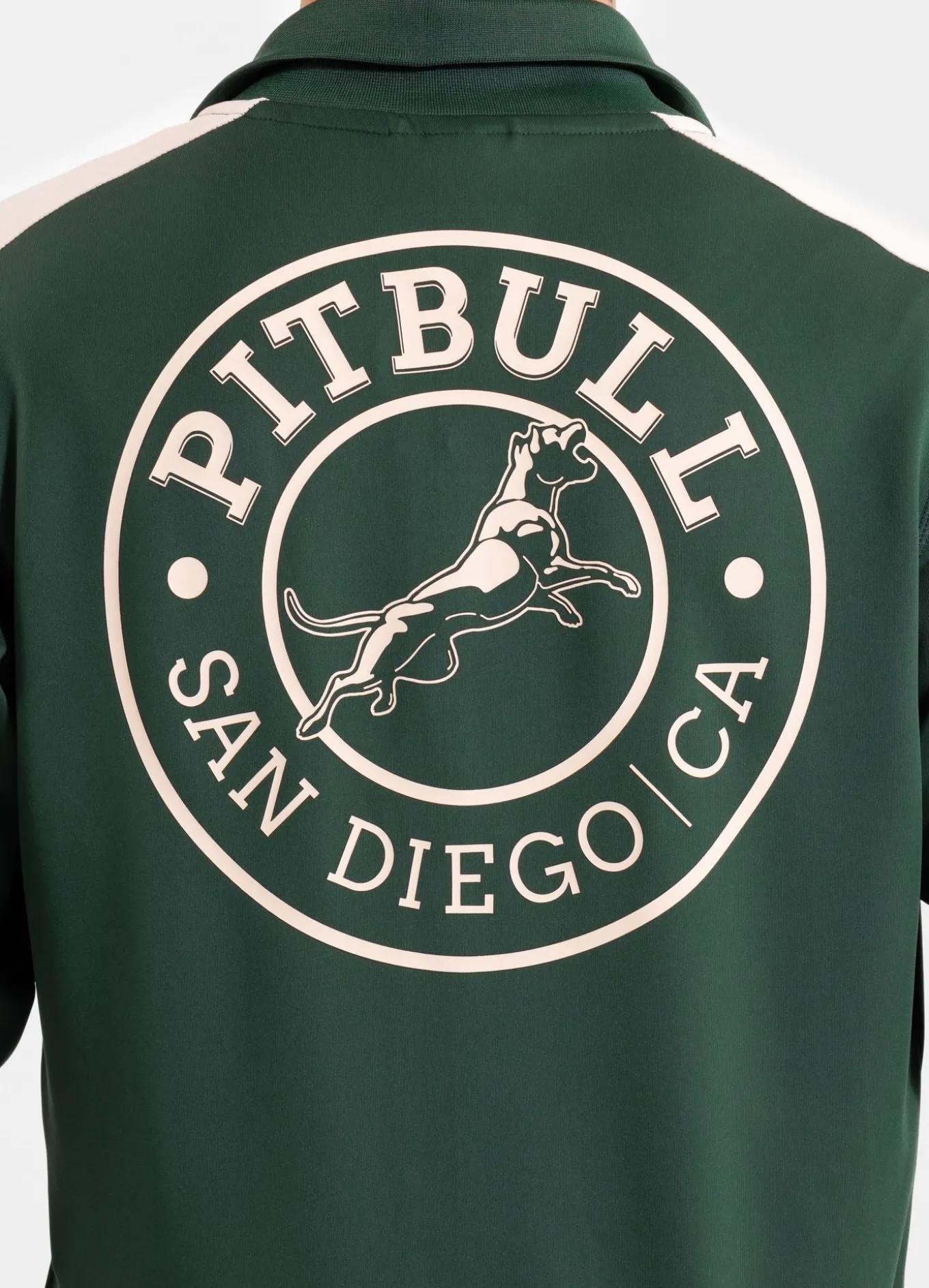 Men's Sweatjacket Oldschool SAN DIEGO CA - Green