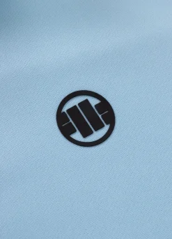 Men's Sweatjacket Oldschool Tape Logo - Light blue