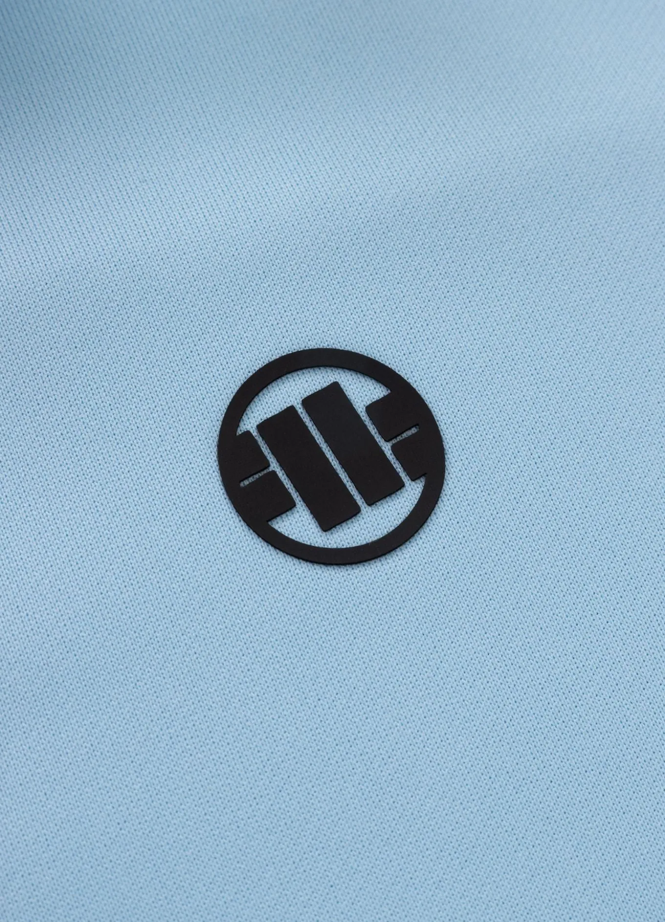 Men's Sweatjacket Oldschool Tape Logo - Light blue