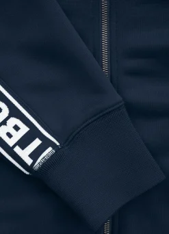 Men's Sweatjacket Oldschool Tape Logo - Navy