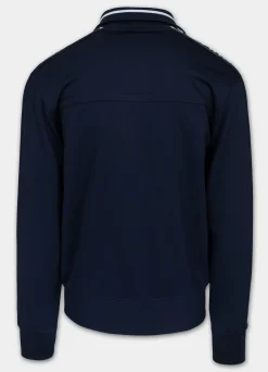 Men's Sweatjacket Oldschool Tape Logo - Navy