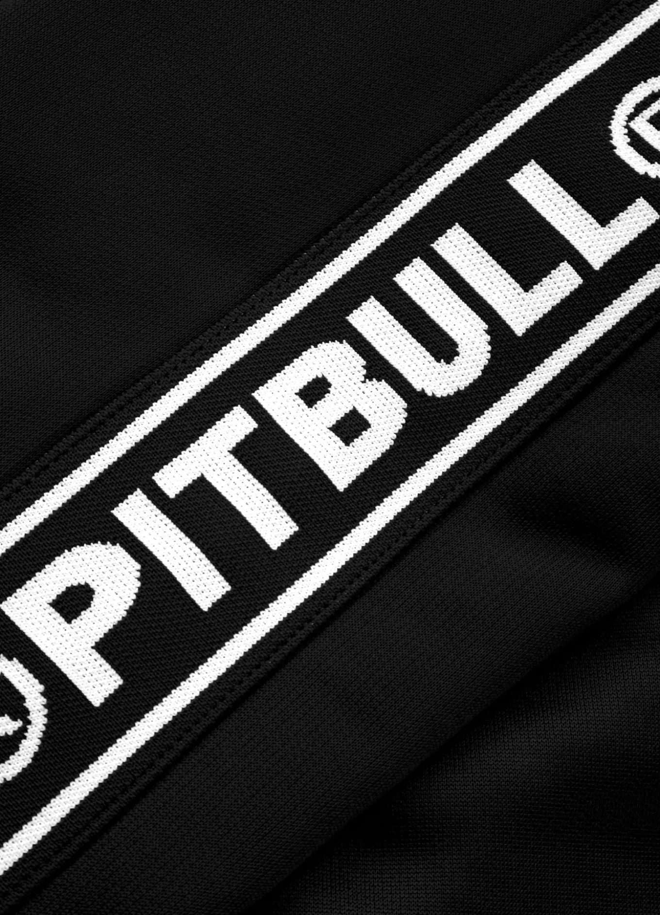 Men's Sweatjacket Oldschool Tape Logo - Black