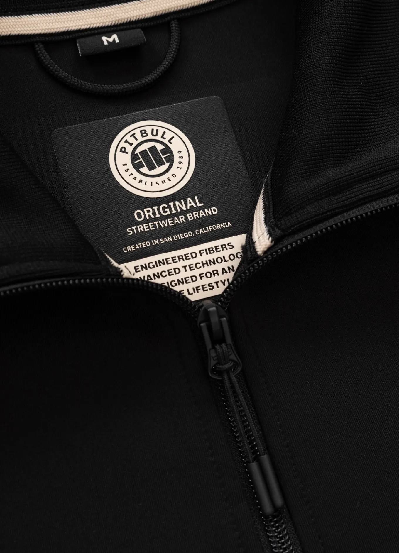 Men's Sweatjacket Oldschool POWERS - Black