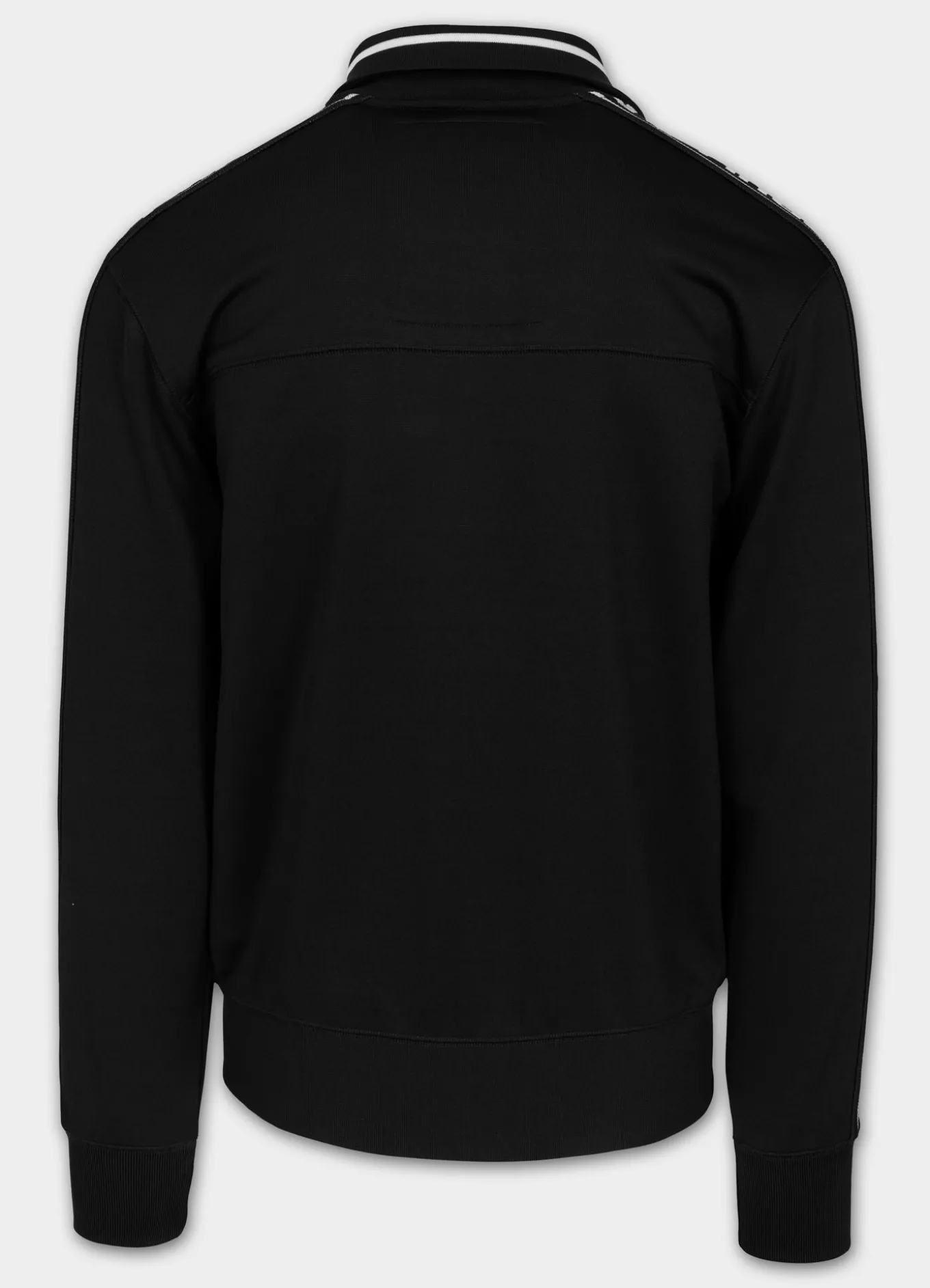 Men's Sweatjacket Oldschool Tape Logo - Black