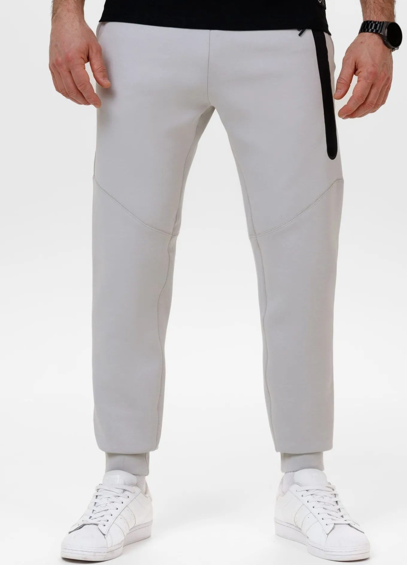 Men's Sweatpants DOGWOOD POCKET - Whity blue