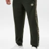 Men's Sweatpants Oldschool Tape Logo - Dark green